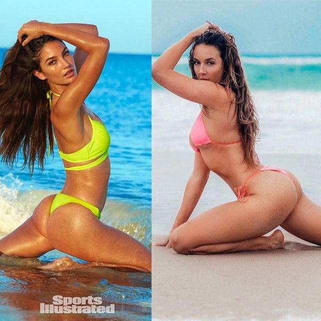 Дівчата повторили культові знімки моделей в купальниках: 10 спекотних прикладів (18+) - фото 408382