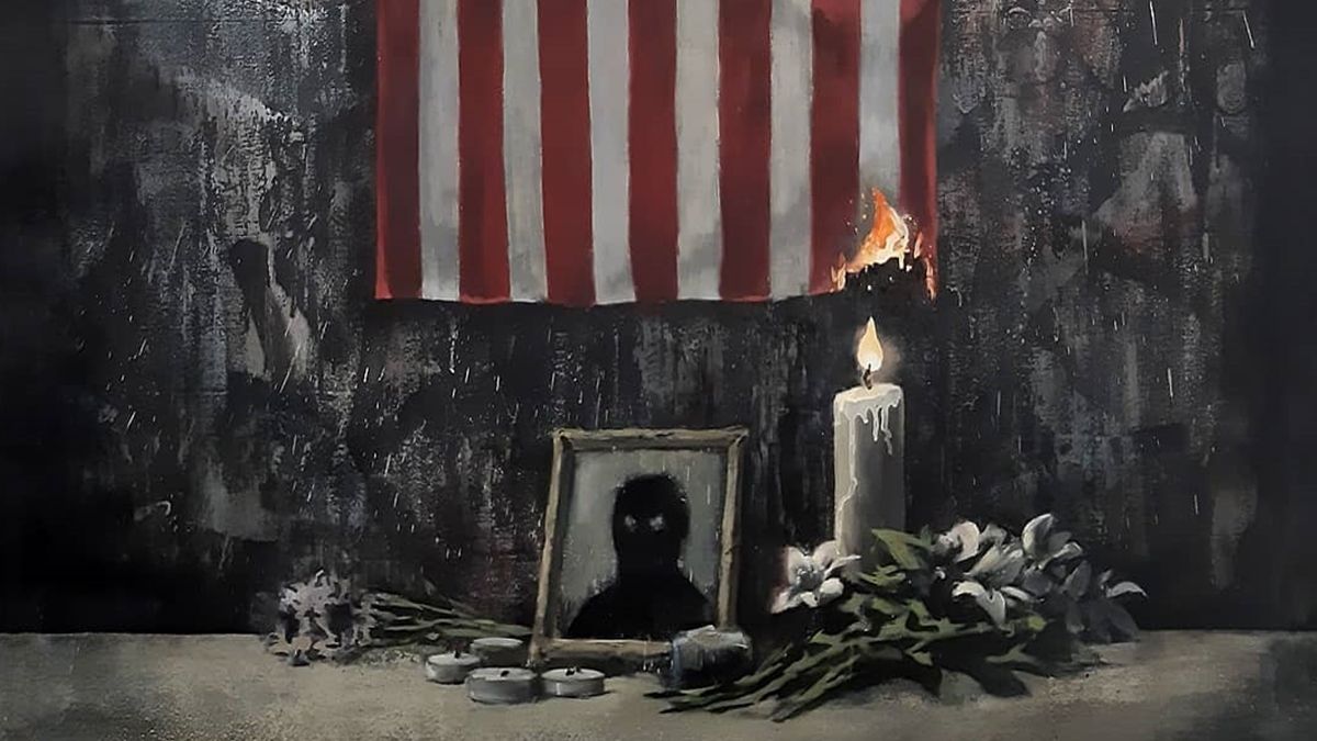 Бенксі присвятив новий малюнок положенню темношкірих в США