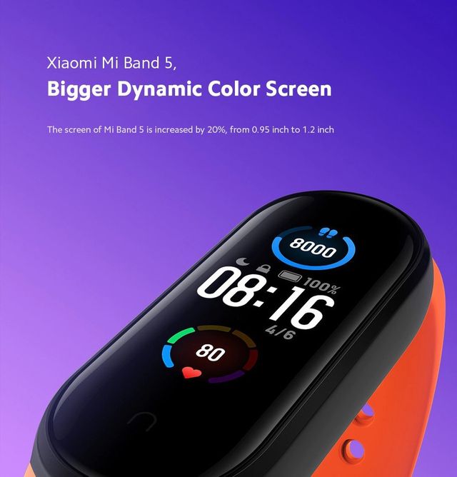 Представлено Xiaomi Mi Band 5: магнітна зарядка, NFC та збільшений екран - фото 409505