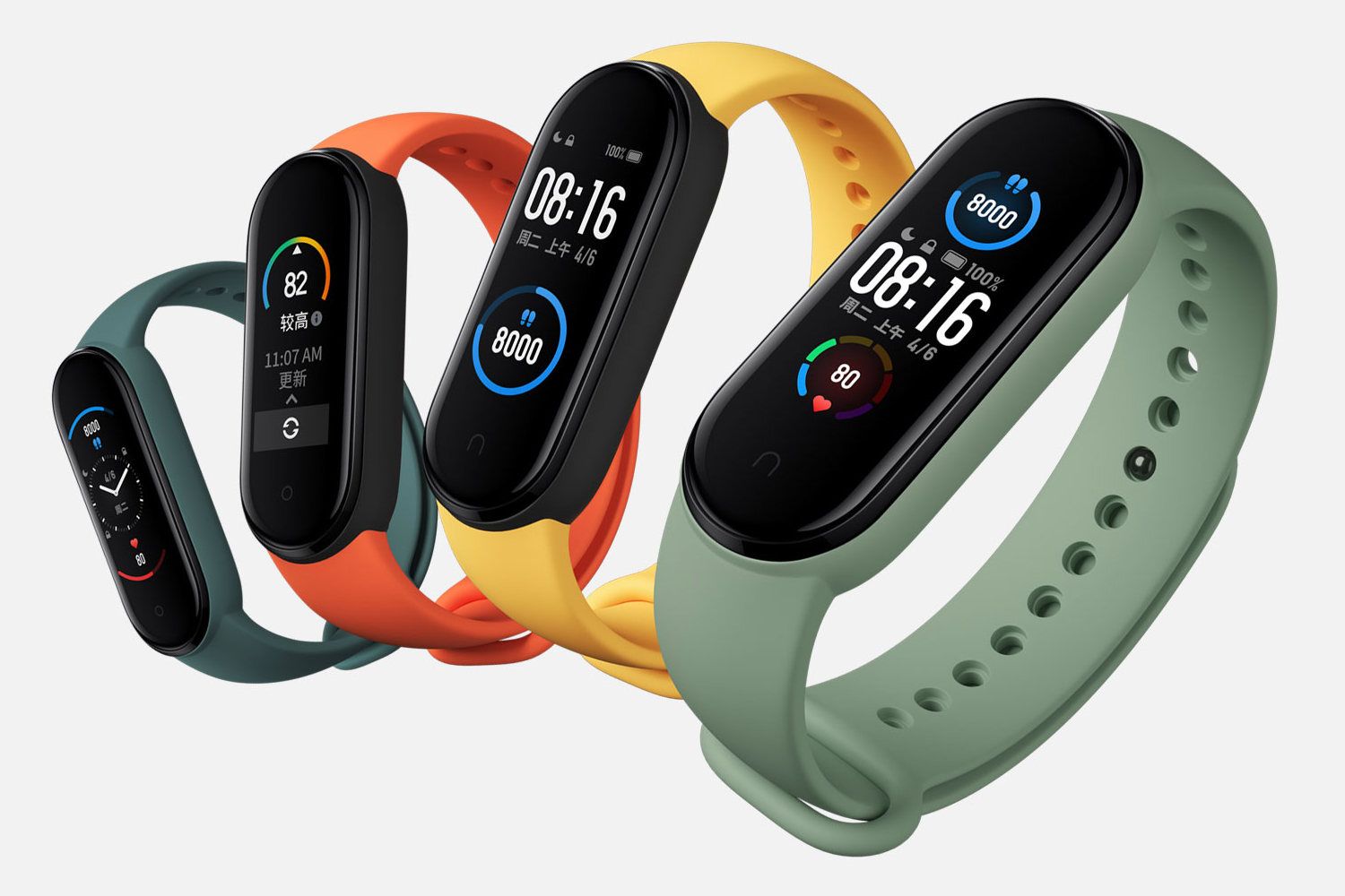 Представлено Xiaomi Mi Band 5: магнітна зарядка, NFC та збільшений екран