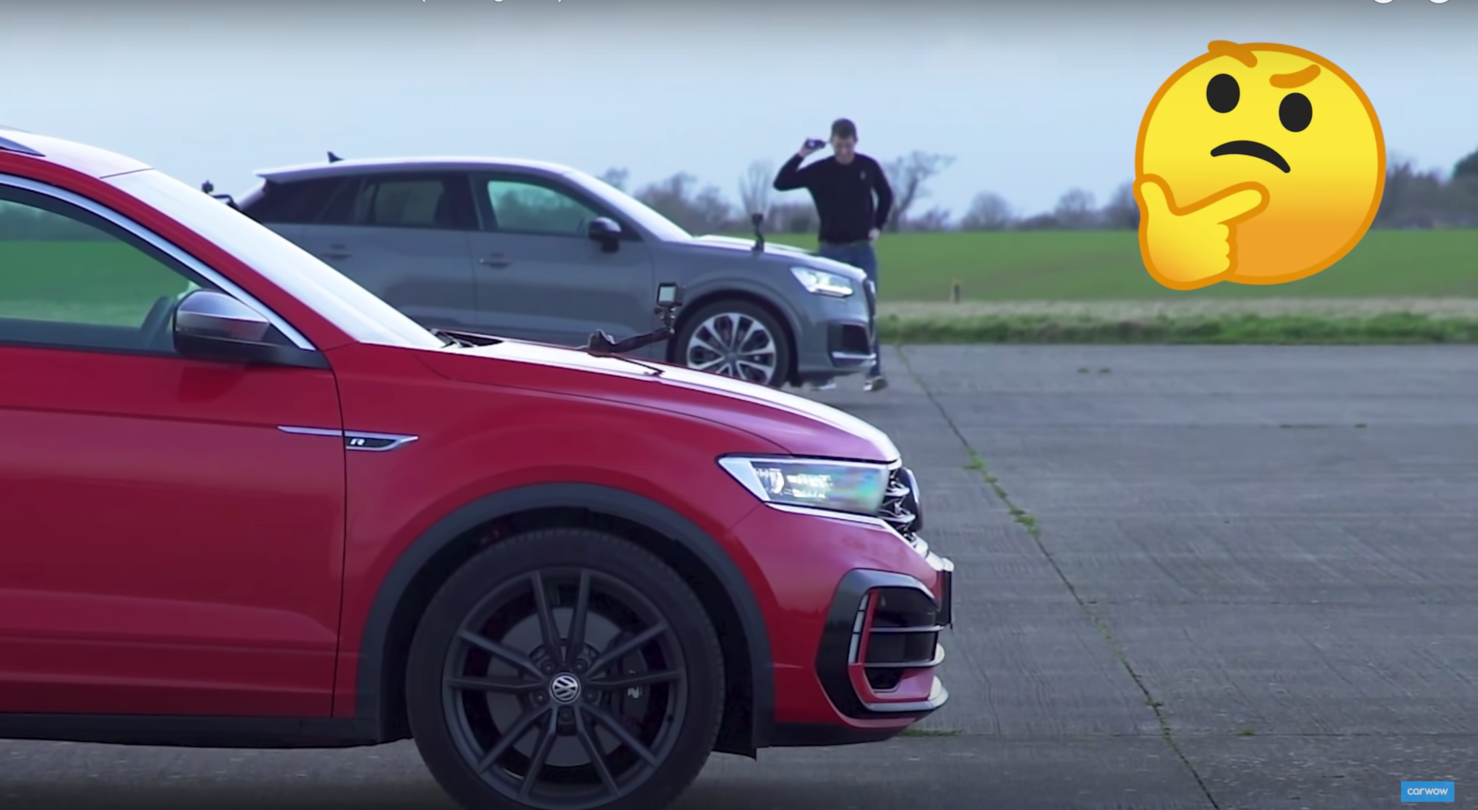 "Заряджений" поєдинок: кросовери Audi, BMW і Volkswagen позмагались у дрегу