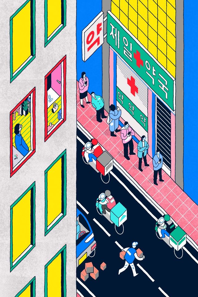 Художники з різних країн світу намалювали листівки на тему пандемії - фото 410066