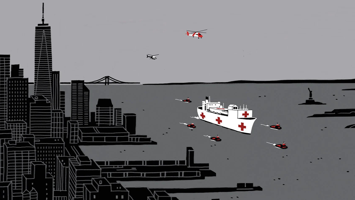 Художники з різних країн світу намалювали листівки на тему пандемії