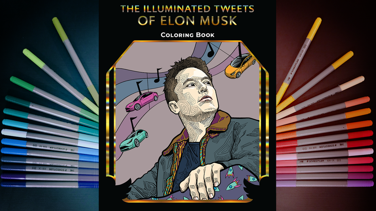 Розмальовка про Ілона Маска - фото 1