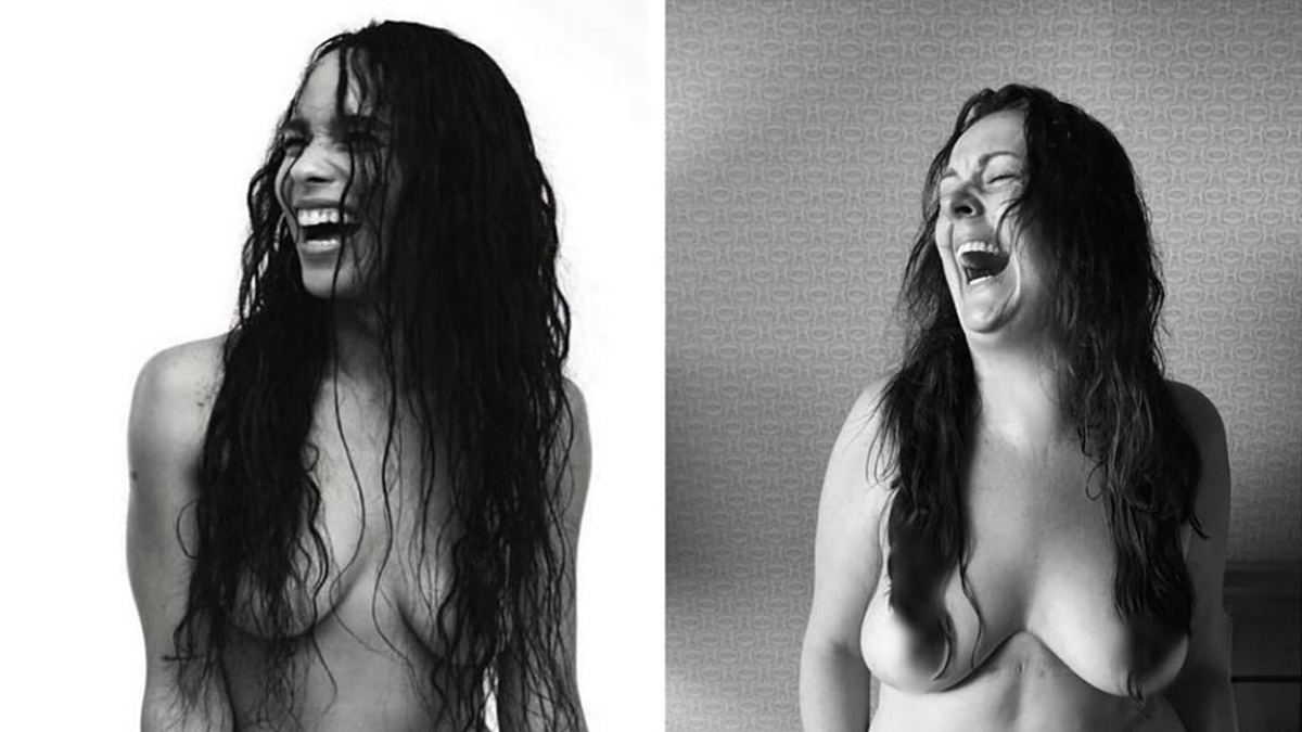 Популярна plus-size блогерка повторила голий знімок Зої Кравіц: пікантна фотопародія (18+)