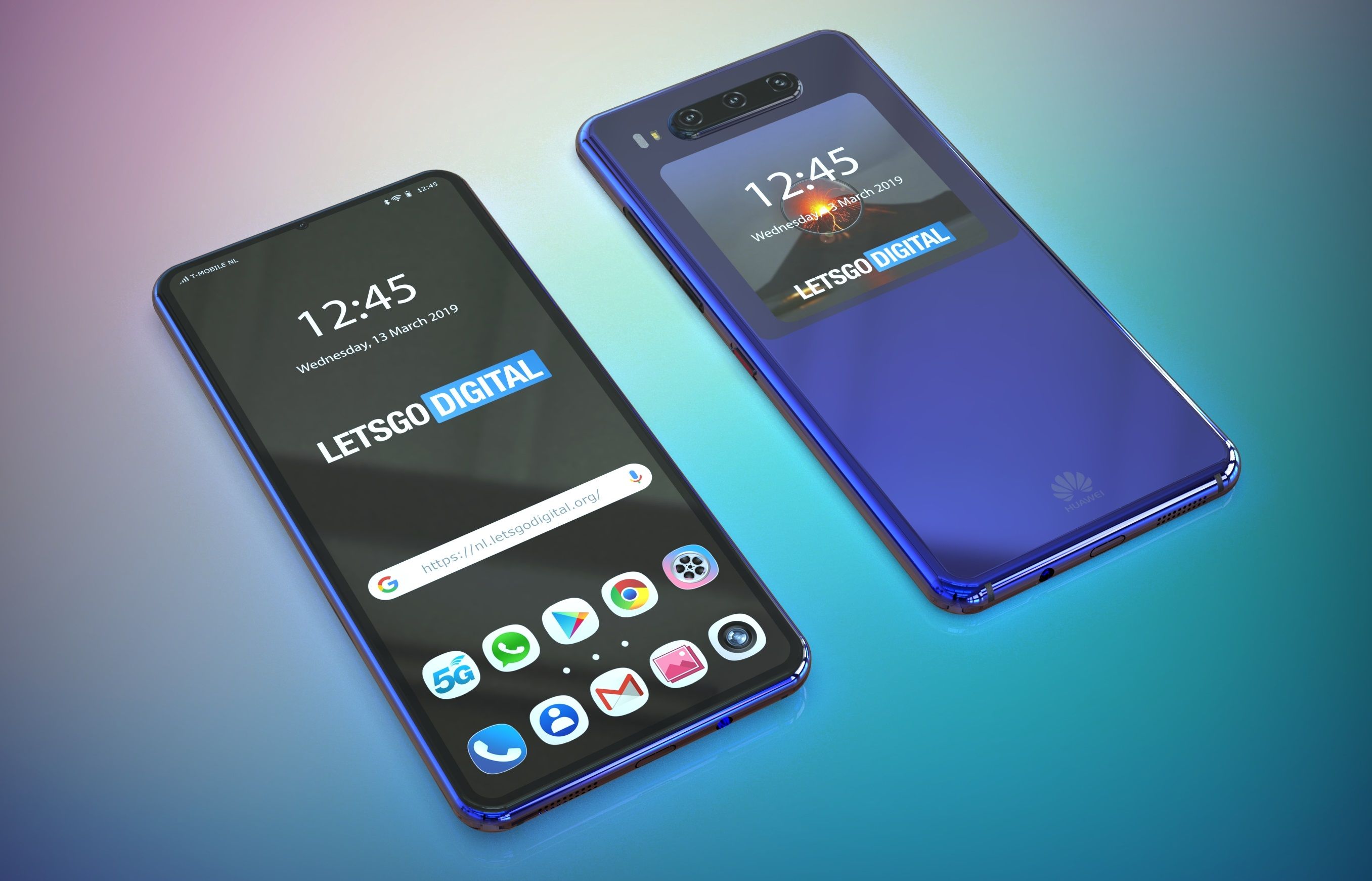 Huawei створить смартфон з двома дисплеями