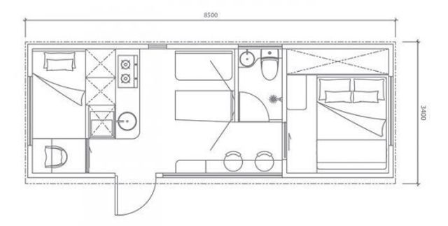 Як виглядає розумний дім на 25 квадратних метрах: фото - фото 411345