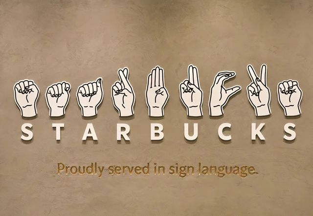 В Японії відкрився незвичайний Starbucks: там спілкуються лише сурдомовою - фото 413080