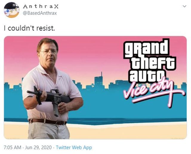 У США подружжя зі зброєю зустріло мітингувальників, і відразу ж стало зіркою мережі - фото 413159