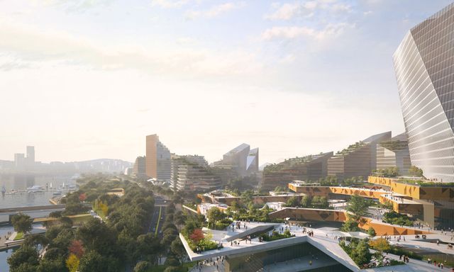 Як виглядатиме район без автомобілів в китайському Шеньчжені: візуалізація - фото 413325