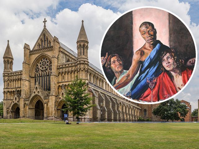 Зараз полотно виставили на вівтарі Сент-Олбанського собору- фото 413402