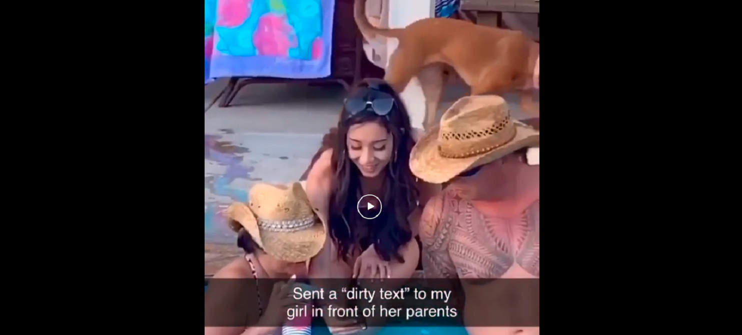 Коли надіслав хтиве повідомлення на очах у батьків: епічне відео