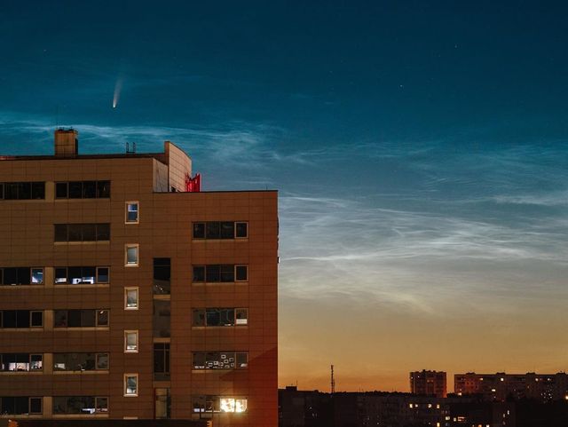 Український фотограф зробив фото комети над Запоріжжям - фото 415506