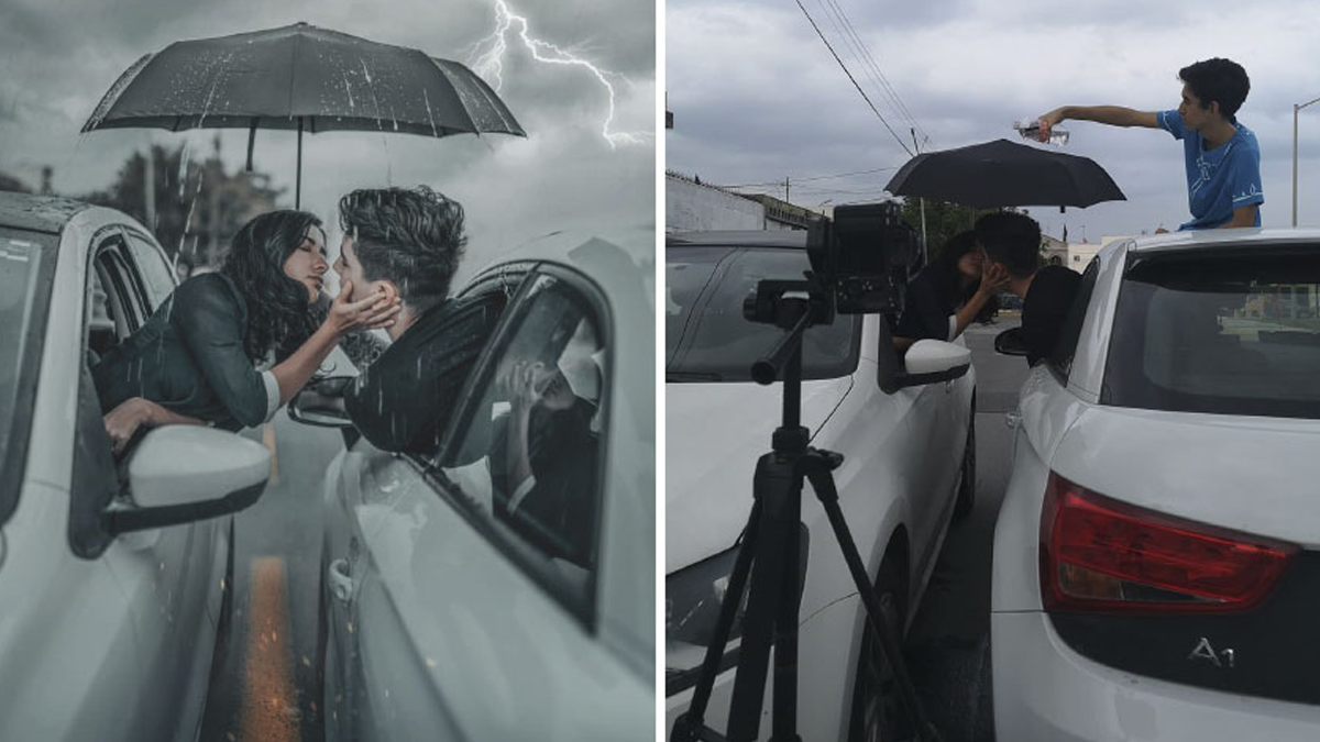 Не все так просто: фотограф показує закулісся ідеальних кадрів, і це вражає