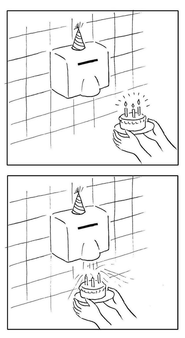 Художник з Китаю створює мінімалістичні комікси з несподіваною кінцівкою - фото 416124