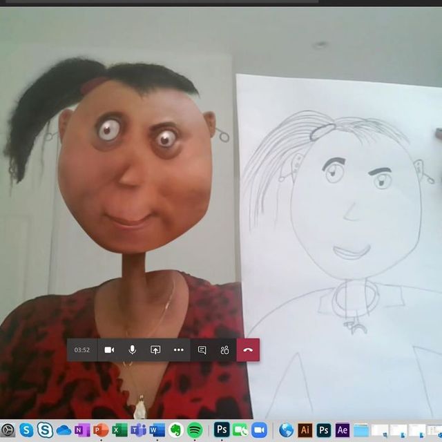 Тато оживляє малюнки своїх дітей: фотодобірка, від якої і смішно, і лячно - фото 416789