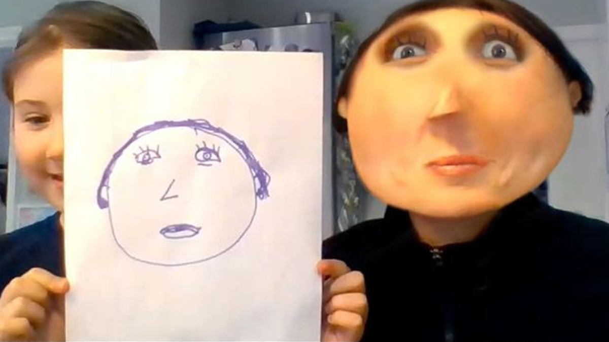 Тато оживляє малюнки своїх дітей: фотодобірка, від якої і смішно, і лячно