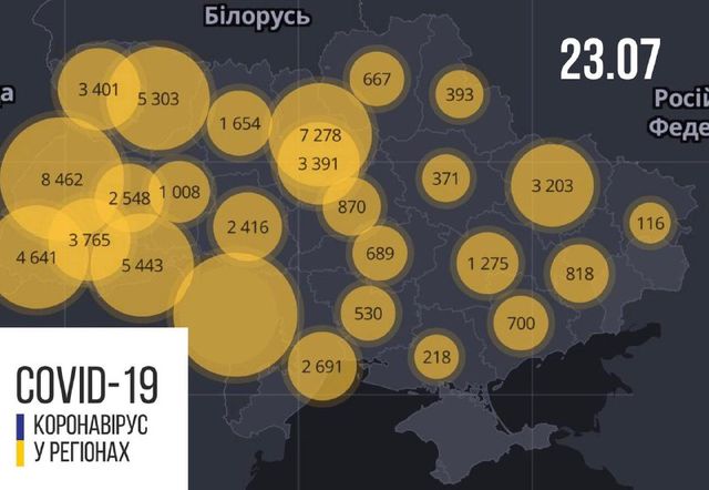 Новини про коронавірус в Україні: скільки хворих на Covid-19 станом на 23 липня - фото 417142