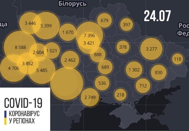 Новини про коронавірус в Україні: скільки хворих на Covid-19 станом на 24 липня - фото 417268