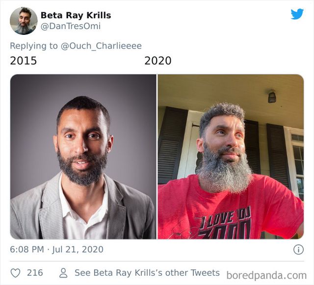 2015 vs 2020: люди показують вражаючі фотоколажі, як вони змінились за цей час - фото 417784