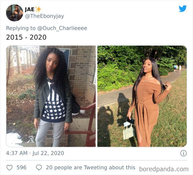 2015 vs 2020: люди показують вражаючі фотоколажі, як вони змінились за цей час - фото 417789