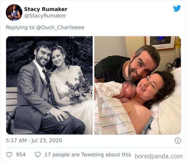 2015 vs 2020: люди показують вражаючі фотоколажі, як вони змінились за цей час - фото 417790