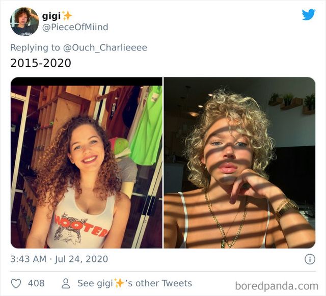 2015 vs 2020: люди показують вражаючі фотоколажі, як вони змінились за цей час - фото 417795