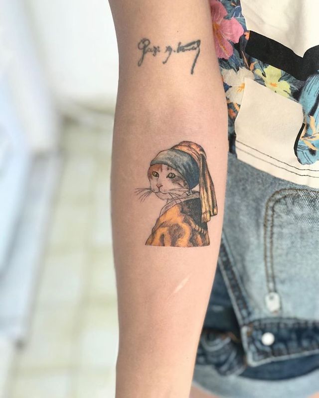 35 крутих тату з котами, які ви захочете зробити і собі: фотодобірка - фото 418127