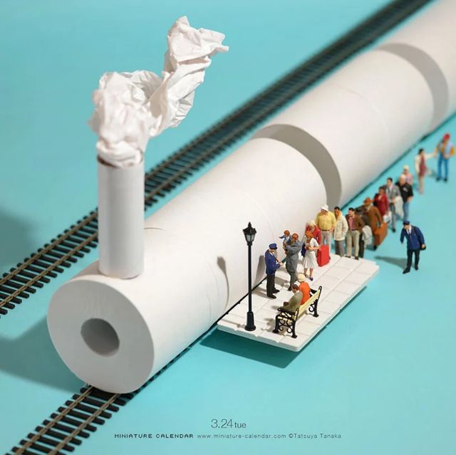 Мініатюрний календар: мисткиня створює круті композиції з коронавірусних атрибутів - фото 419228