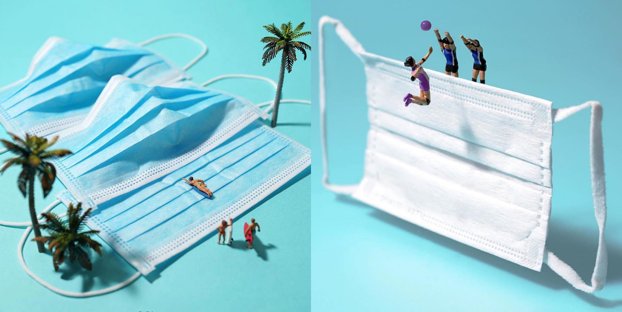 Мініатюрний календар: мисткиня створює круті композиції з коронавірусних атрибутів