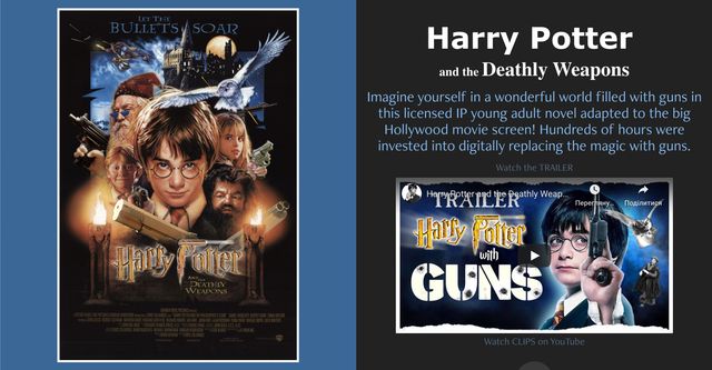 Гаррі Поттер і Вогнепальна зброя: ентузіаст замінив чарівні палички в улюбленому фільмі - фото 419392