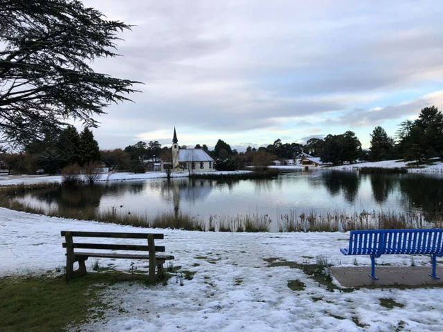 Австралію раптово засипало снігом: фото - фото 419761