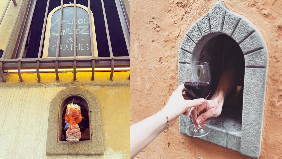У Тоскані напої та їжу подають крізь спеціальні "винні вікна" - фото 1