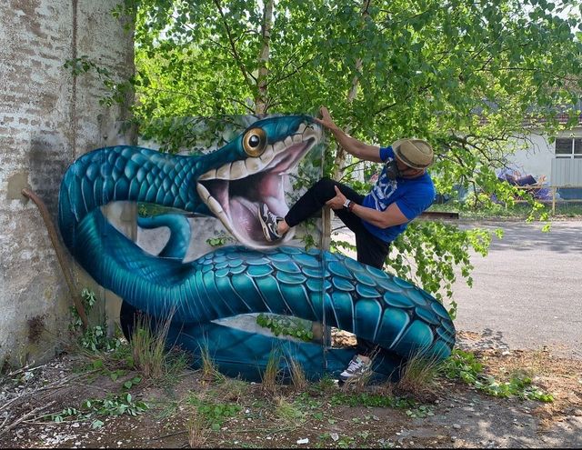 Художник довів, що вуличне мистецтво може бути по-справжньому яскравим: вражаючі фото - фото 420581