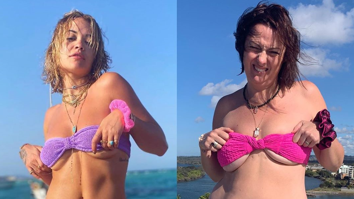 Пишнотіла блогерка спародіювала еротичну ходу Холлі Беррі в бікіні: кумедне відео