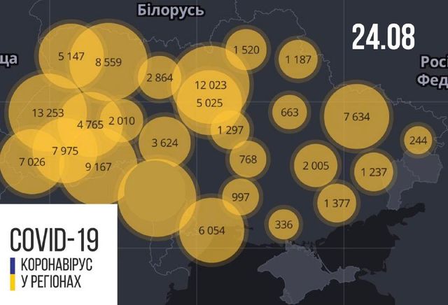 Новини про коронавірус в Україні: скільки хворих на COVID-19 станом на 24 серпня - фото 421655