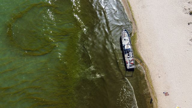 У Затоці на пляж викинуло корабель: фото та відео - фото 422020