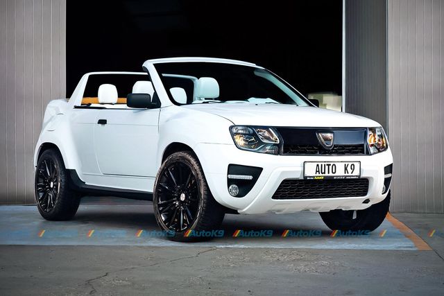 Дизайнери перетворили розбитий кросовер Dacia Duster на стильний кабріолет - фото 422403