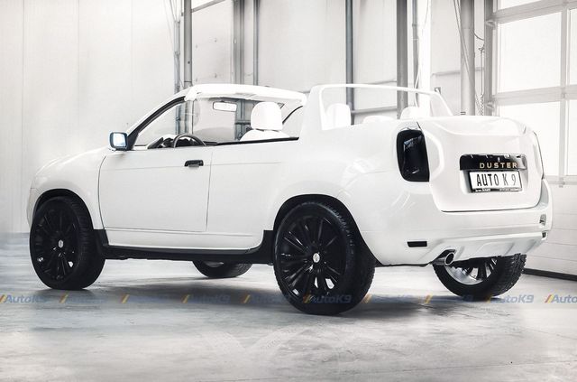 Дизайнери перетворили розбитий кросовер Dacia Duster на стильний кабріолет - фото 422404