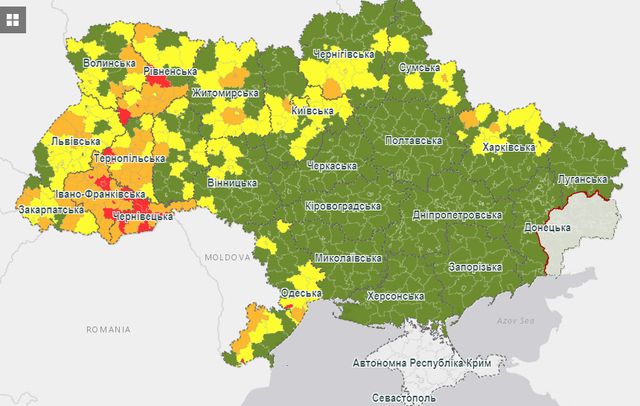 Мешканці 'зелених' і 'жовтих' територій можуть проводити Перший дзвоник - фото 422904