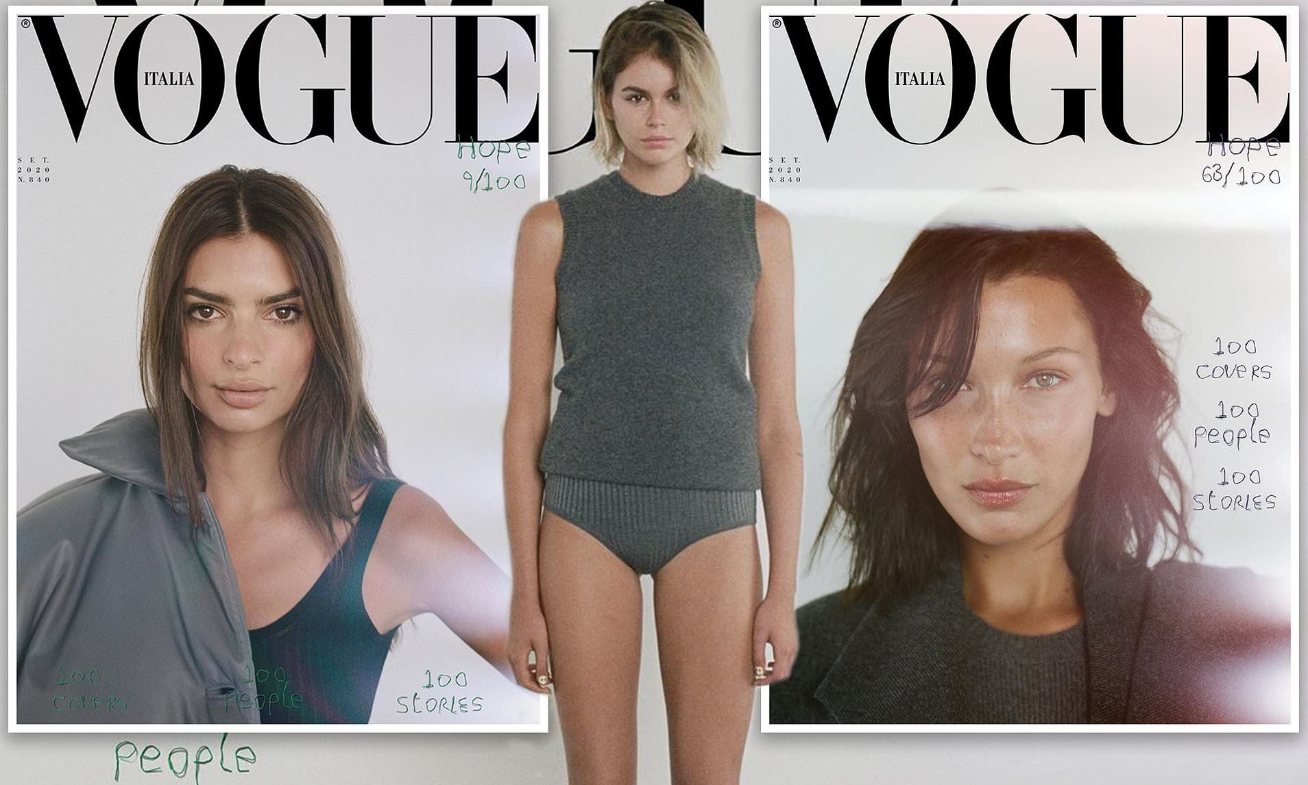 Ірина Шейк, Белла Хадід, Емілі Ратажковскі знялися для Vogue без макіяжу