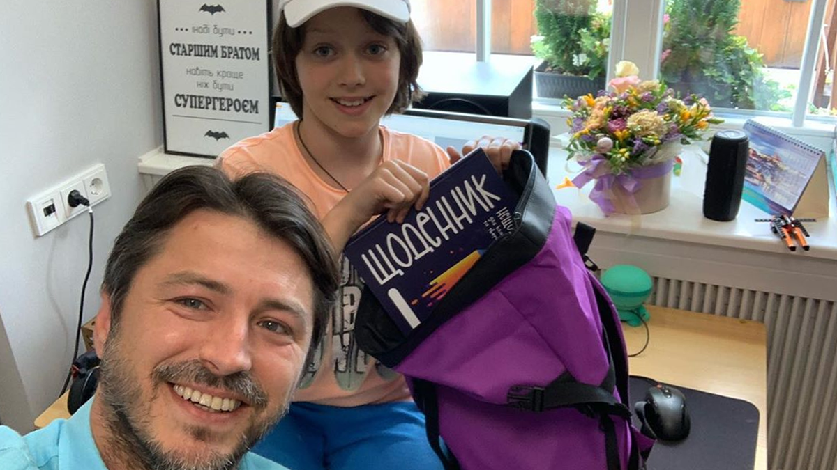 Сергій Притула з сином - фото 1