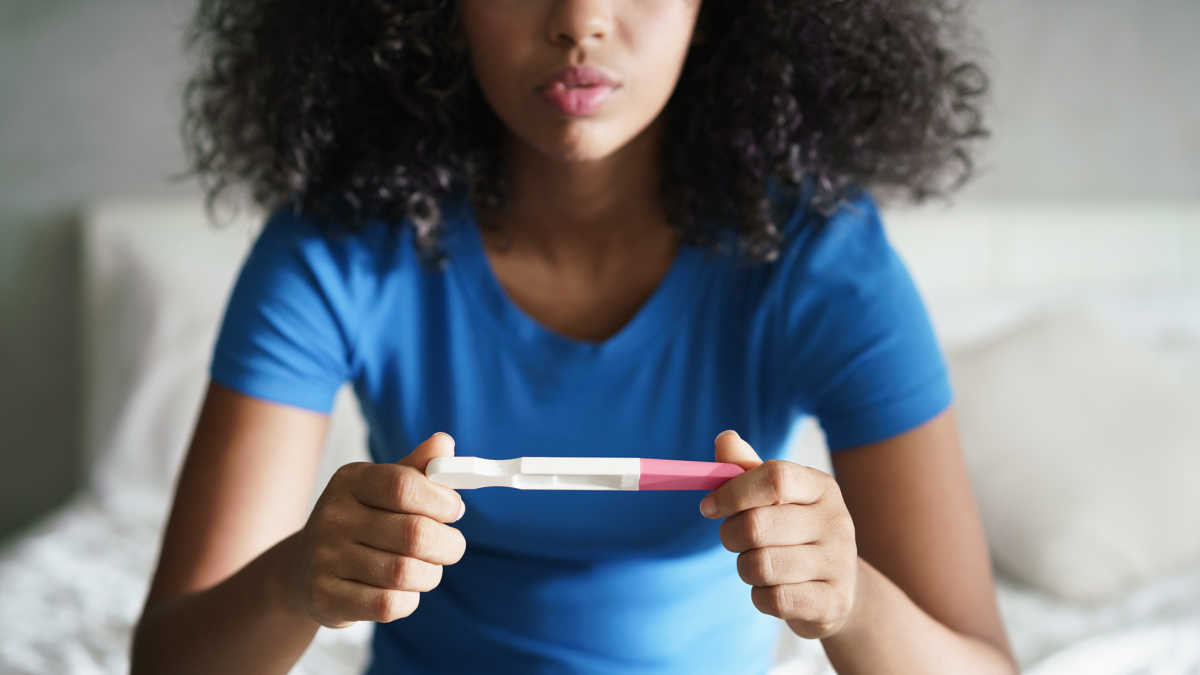 Тест на вагітність з екранчиком вразив блогера - фото 1
