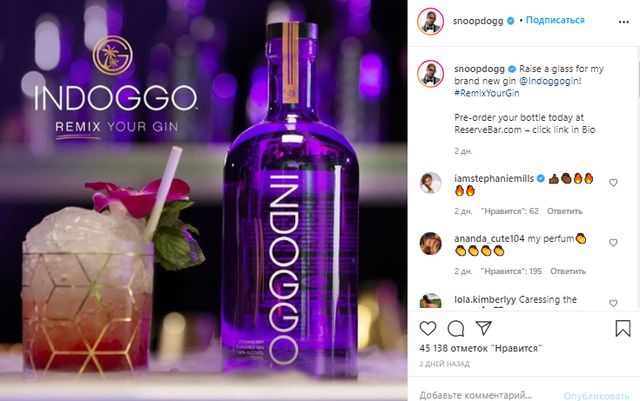 Snoop Dogg після колаборації з Тіною Кароль запустив власний бренд джина - фото 423920