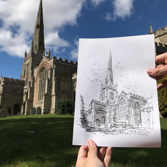 Британець створює малюнки за допомогою друкарської машинки: фото - фото 424893