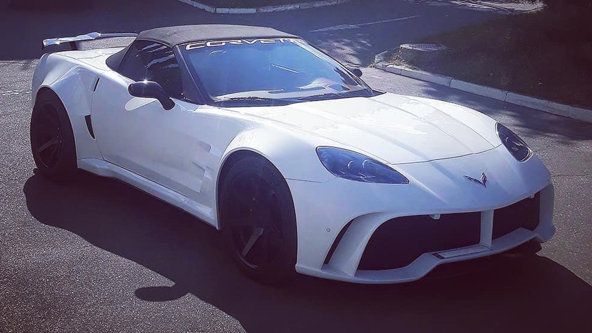 Тюнингований  Chevrolet Corvette C6 - фото 1