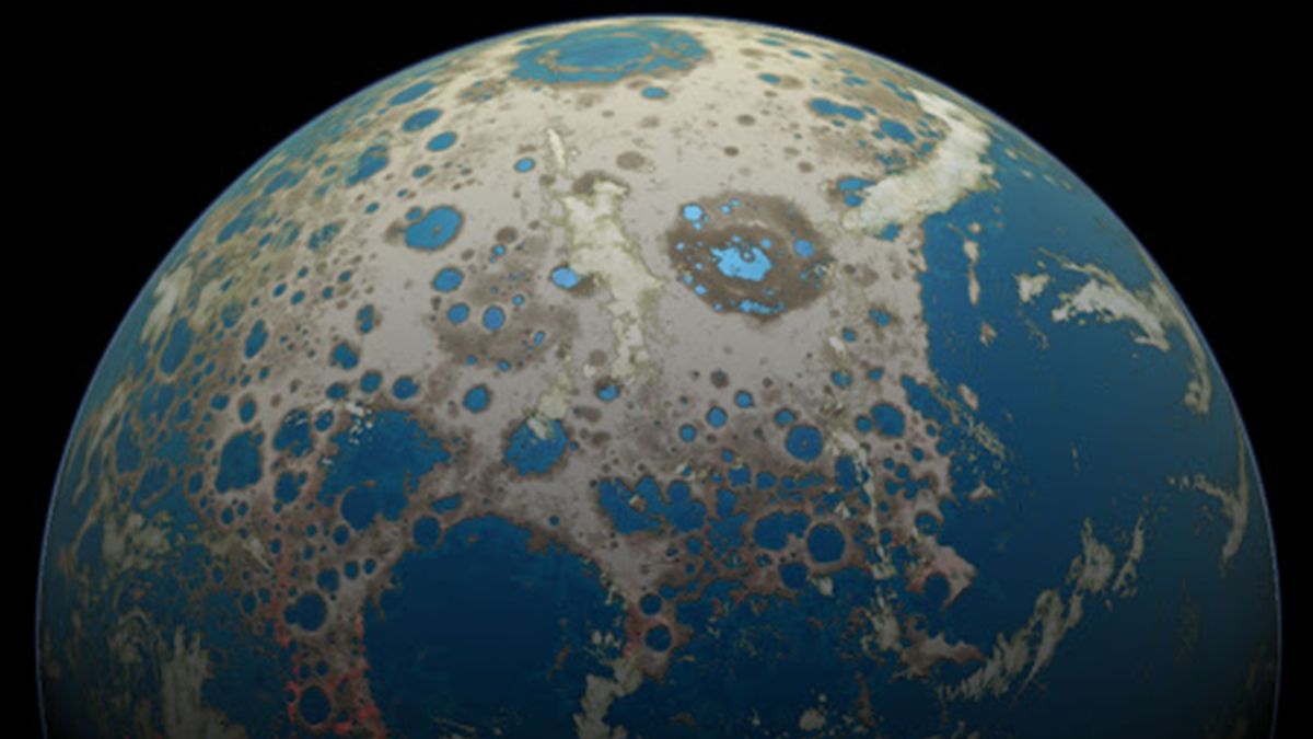 Створена інтерактивна карта, яка показує розташування вашого будинку мільярд років тому