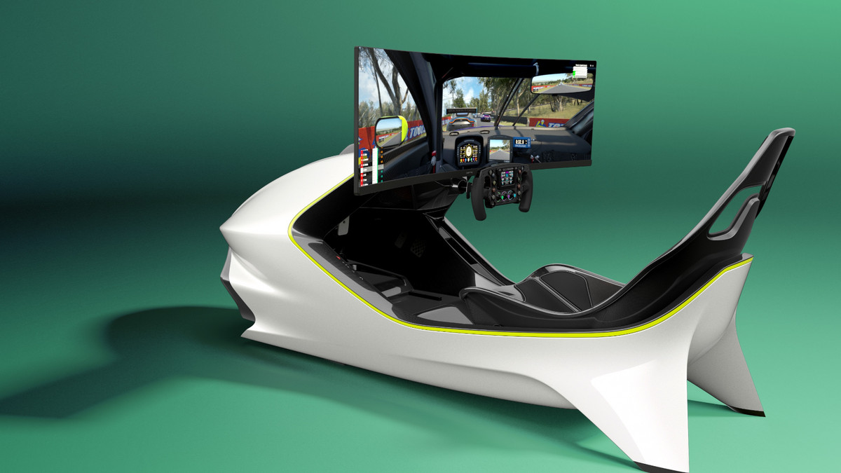 Гоночний симулятор Aston Martin Curv Racing Simulator - фото 1