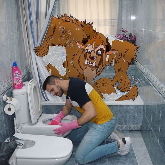 Герої Disney у сучасному світі: вчитель підкорює мережу яскравими фото - фото 425846