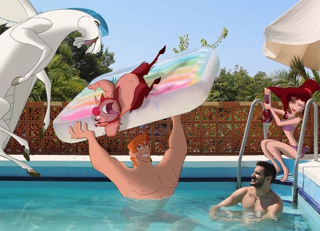 Герої Disney у сучасному світі: вчитель підкорює мережу яскравими фото - фото 425859